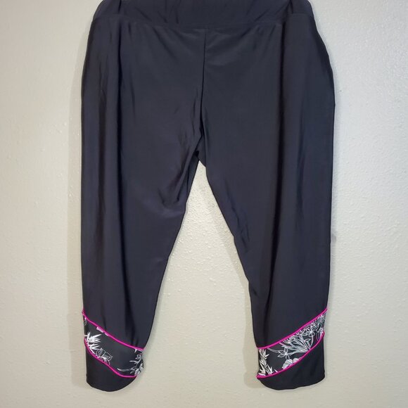 SWIMSUIT Legging Swimsuit Bottom Capri Workout Womens - Picture 7 of 9